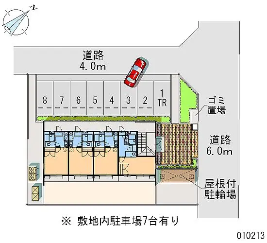 ★手数料０円★赤穂市城西町　月極駐車場（LP）